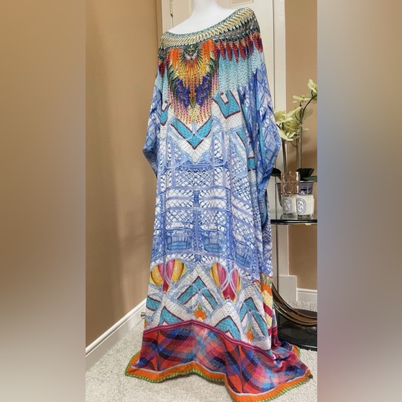 Camilla silk caftan NEW $600 - Picture 16 of 16